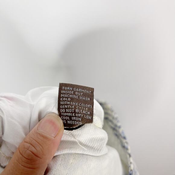 J McLaughlin Size 4 Cream Blue Lexi Skinny Jeans Snakeskin Print Cotton Stretch - Picture 11 of 12